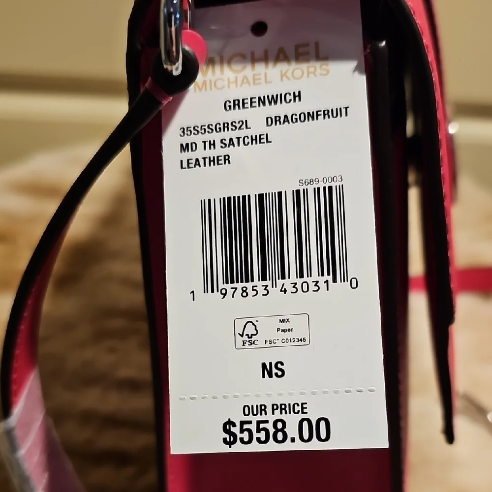 Michael Kors Fuchsia Crossbody Bag